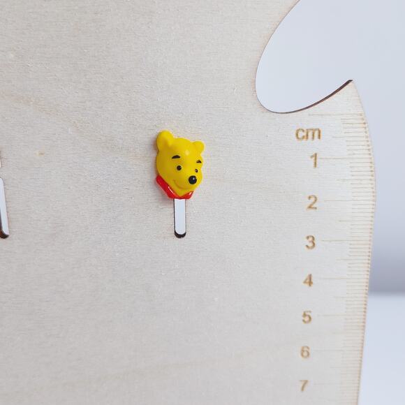 Disney Winnie the Pooh 3D Stud Earrings Vintage 1990s - Picture 7 of 7